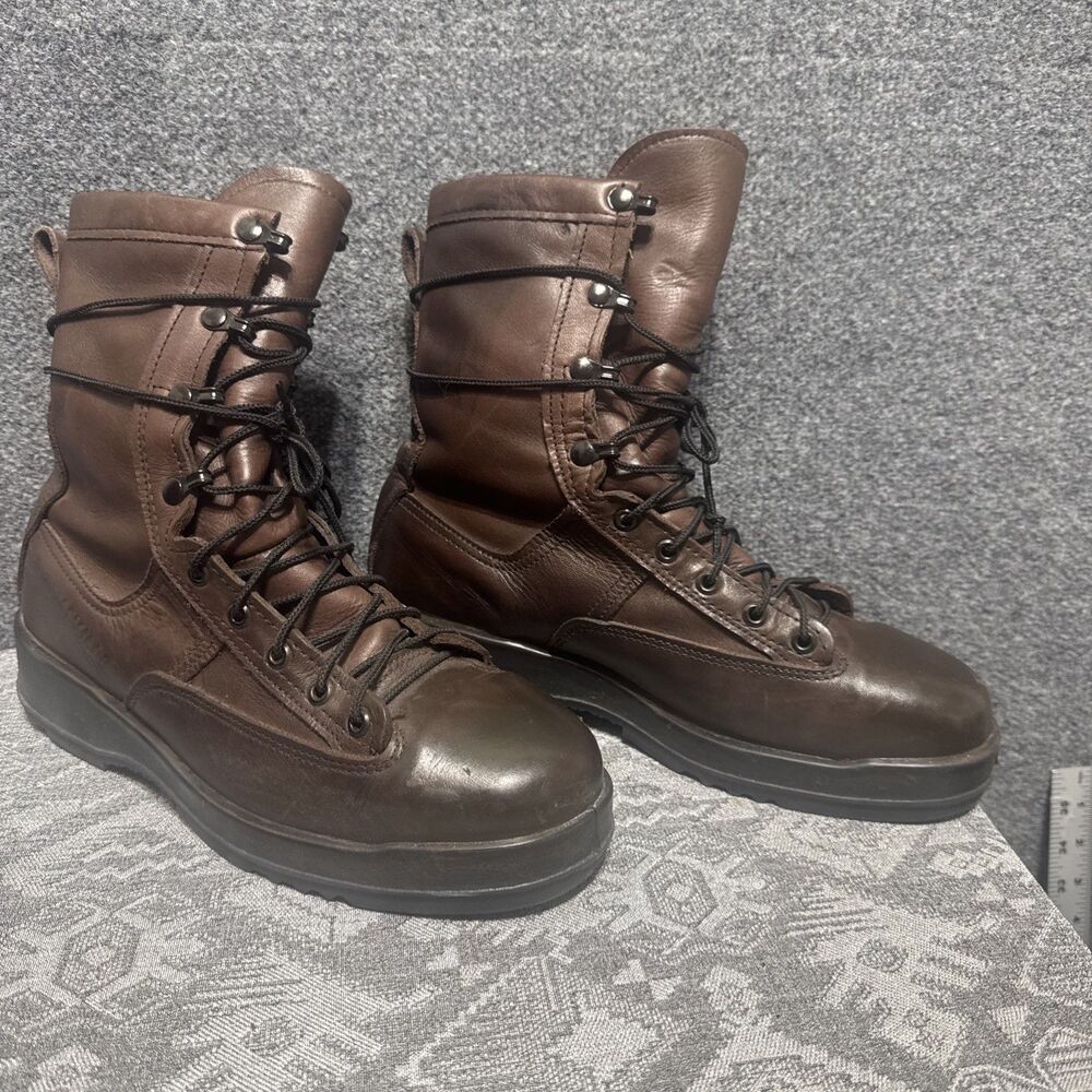 Belleville 330ST Steel Toe Leather Flight Boots Brown Men's Size 9.0R USA 🔥